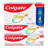 Creme Dental Colgate Total 12 4 Unidades 90g