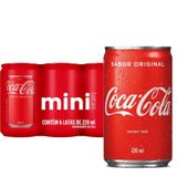 Refrigerante Coca Cola  Lata 220ml (6 Latas)