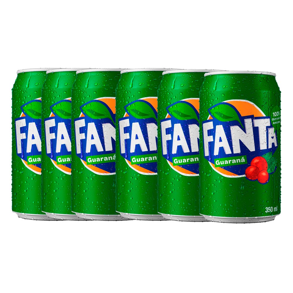 Kit 6 Refrigerante Fanta Guaraná Lata 350ml - Carrefour