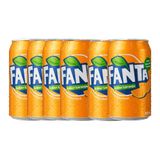 Kit 6 Refrigerante Fanta Laranja Lata 350ml