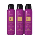 Combo Desodorante Antitranspirante Aerosol Eudora 3x150ml-90g