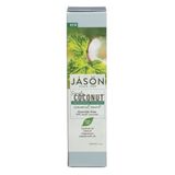 Pasta De Dente Fortalecedora De Coco E Menta 4,2 Onças Da Jason Natural Products (pacote Com 6)