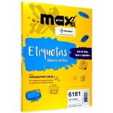 Etiqueta Carta - 100 Folhas - 25,4x101,6 Mm - Maxprint