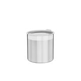 POTE CUCINA EM ACO INOX PARA MANTIMENTOS COM TAMPA PLASTICA 14 CM 2,3 L TRAMONTINA