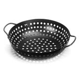 Assadeira Grill Modelo Wok Em Aço 28cm Prana