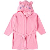 Roupão Com Capuz Atoalhado Toddler Tip Top Rosa 24612147k - Rosa - G