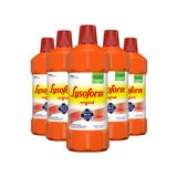 Lysoform Original Desinfetante Bactericida 1 Litro Kit 5