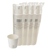 Copo De Papel 200ml Branco Biodegradável Térmico C/200 Copos