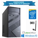 Computador Cpu Pc Intel Core I3 4ª Geração - Memória 8 Gb