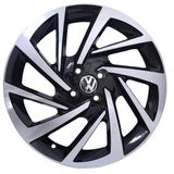 Kit 4 Rodas Aro 15x6 Vw Novo Polo Tsi 4x100 Bd  Zk-800