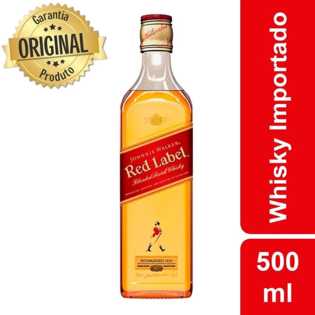 Whisky Johnnie Walker Red Label 500ml