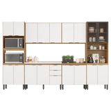 Cozinha Modulada Firenze Fmt006 Amendola Touch Branco - Demóbile