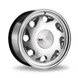 Kit 4 Rodas Aro 17x7 Vw Pingo D&#39;água 4x100/108 Bd Brw 930