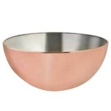 Tigela Bowl De Inox Bronze 28x13 Cm - Mimo