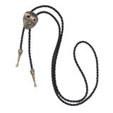 Couro De Pu Vintage Bolo Tie Western Cowboy Bolo Tie Alloy