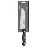 Faca Santoku Tramontina Ultracorte Com Lamina Em Aço Inox E Cabo De Polipropileno Preto 7&quot;