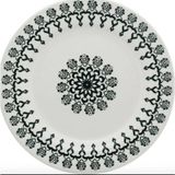 Prato Raso Mesa Folk 24 Cm - Oxford Porcelanas