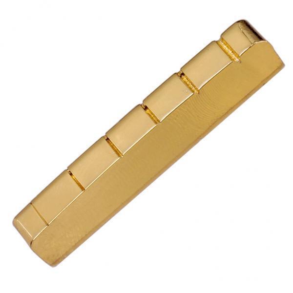 Porca De Latão Com Fenda 3x6 Corda 42 Mm Para Guitarra Elétrica Lp Epi