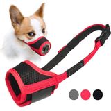 Dog Muzzle Anti Biting Barking And Chewing, Com Tecido Macio De Malha Confortável E Alça Ajustável, Adequado Para Cães Pequenos, Médios E Gr