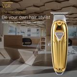Profissional Full Metal Hair Clipper 2 Cores (ouro)
