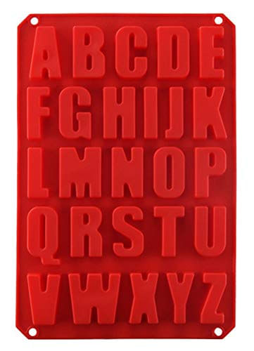 Silicone Letter Cake Mold Bpa Free Non-stick Chocolate Mold Soft And Easy To Release Decorando Silicone Red Mold Cake Assando Utensílios B