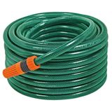 Mangueira Flex Tramontina Verde Em Pvc 3 Camadas 25 M Com Engates Rosqueados E Esguicho