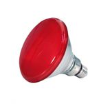 Lâmpada Halógena Par 38 100w Fechada Fogo E27 220v 12,2x12,2x13,4cm - Taschibra Vermelho