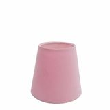 Cúpula Em Tecido Cone Abajur Luminária Cp-2004 14/08x13cm Rosa Bebê