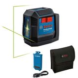 Nível A Laser Linear Cruzado Verde Bolsa Gll 12-22g Li Bosch