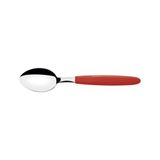 Colher Para Sobremesa Tramontina Ipanema Com Lamina Em Aço Inox E Cabo De Polipropileno Vermelho