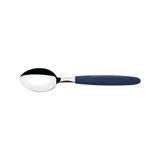Colher Para Sobremesa Tramontina Ipanema Com Lamina Em Aço Inox E Cabo De Polipropileno Azul