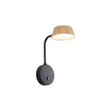 Arandela Nordecor Zavi 7w Led Bivolt Ouro Fosco/preto