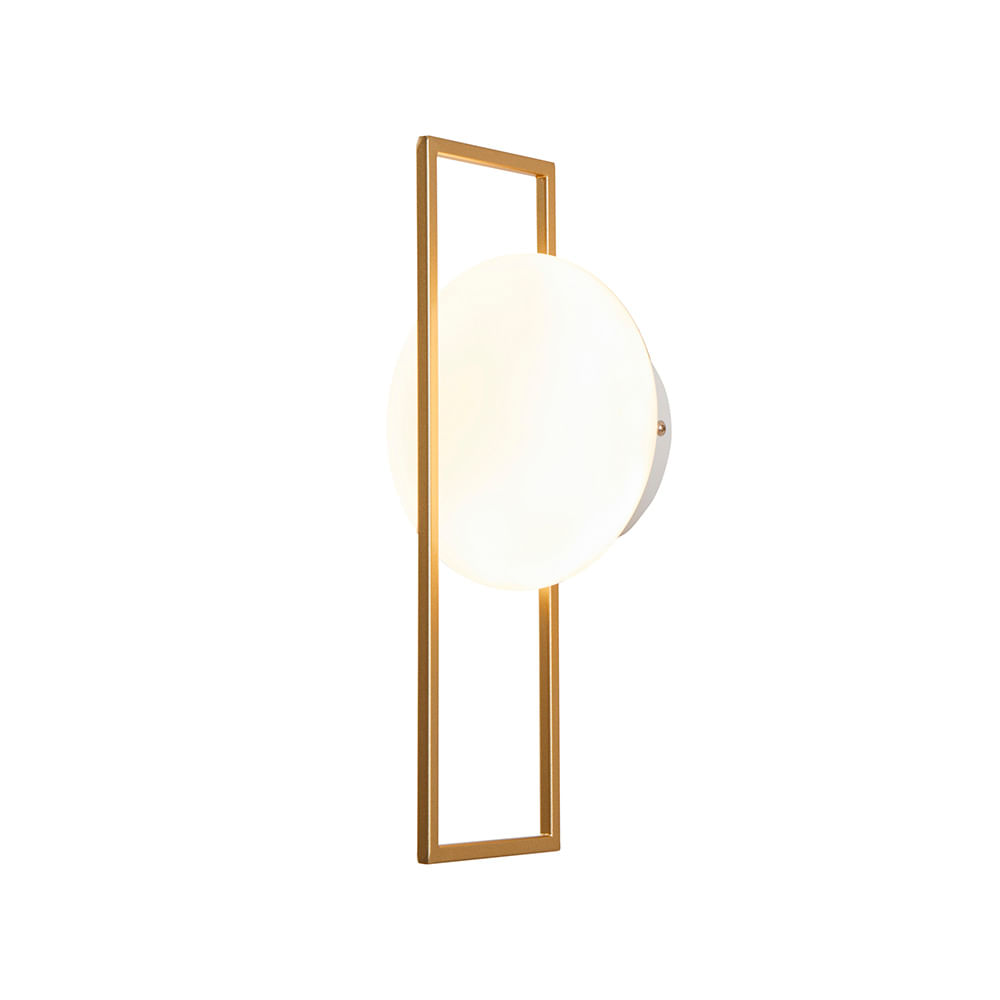 Arandela Nordecor Rony 5w Led Bivolt Dourado Fosco