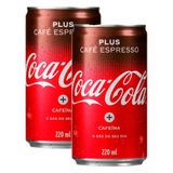 Refrigerante Coca Cola Pus Café Espresso 220ml | Kit Com Duas Unidades