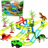 Brinquedo Infantil Dino Pista De Carrinhos Dinossauros