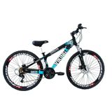 Bicicleta Freeride Aro 26 Freio À Disco 21v Vikingx