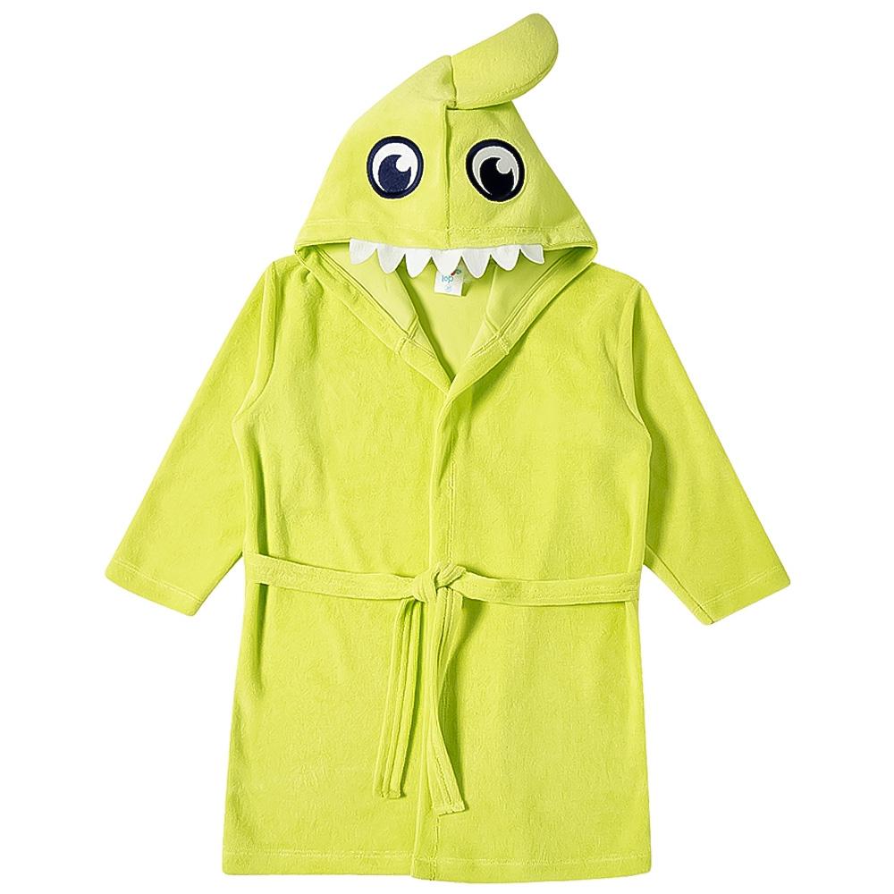 Roupão Com Capuz Toddler Tip Top Verde Neon 24612149k - Verde Neon - G