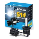 Lâmpada Shocklight Led S14 Nano H7 6000k 12v Headlight