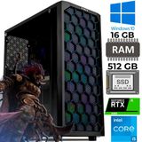 Computador Gamer Core I5 8500, Ssd 512gb, 16gb Ram,rtx 2060,