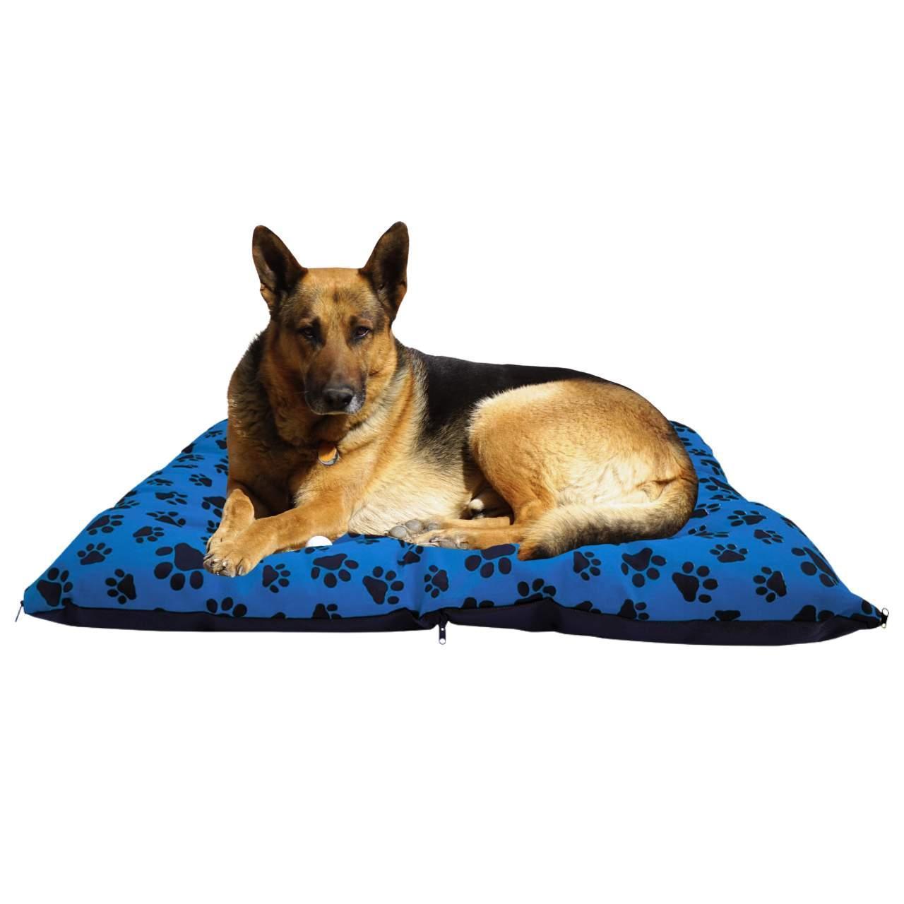 Cama Pet Cães E Gatos Cachorro Grande Porte Azul 75 X 1,15