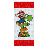 Toalha Banho Super Mario Personagem Felpuda Estampada 60 X 120cm