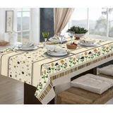 Toalha De Mesa Retangular 2,20m X 1,40m Estampada Tulipa