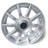 Kit 4 Rodas Aro 14x6 Daimler 4x100/108 Prata Brw 1570