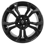 Kit 4 Rodas Aro 14x6 Renault Sandero Rs 4x100 Black Krmai M7