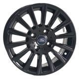 Kit 4 Rodas Aro 14x6 Mercedes C63 4x108 Black  Krmai R66