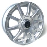 Kit 4 Rodas Aro 15x6 Daimler 4x100/108 Prata Brw 1570