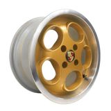 Kit 4 Rodas Aro 15x6 Porsche Le Mans 4x100 Diam.gold Ew928