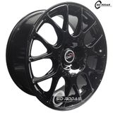 Kit 4 Rodas Aro 15x6 Bbs Morgan 4x100 Black