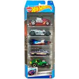 Hot Wheels Pacote 5 Carros Hw Exposed Engines - Mattel