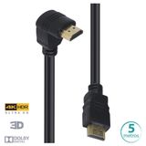 Cabo Hdmi 2.0 4k Ultra Hd 3d Conexão Ethernet Com 01 Conector 90 5 Metros - H2090-5